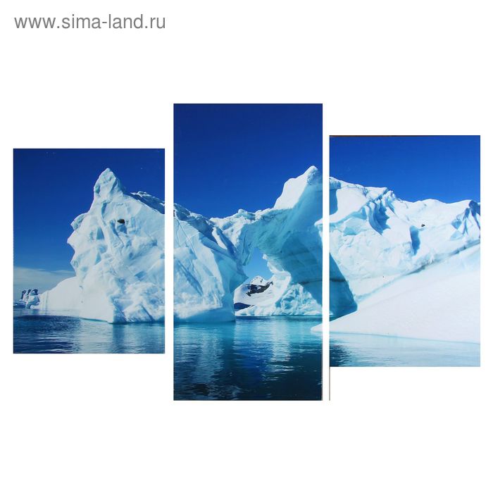 Картина модульная на подрамнике "Ледники" 99*65 см - Фото 1