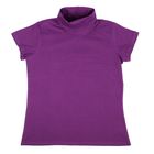 Водолазка женская с короткими рукавами, цвет, цвет фиолетовый, размер 48 - Фото 1