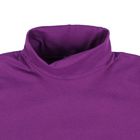 Водолазка женская с короткими рукавами, цвет, цвет фиолетовый, размер 48 - Фото 2