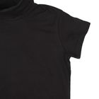 Водолазка женская с короткими рукавами, цвет чёрный, размер 50 - Фото 3