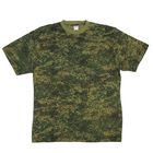 Футболка мужская камуфляж, цвет зелёный, размер 56 - Фото 1