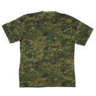 Футболка мужская камуфляж, цвет зелёный, размер 56 - Фото 6
