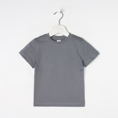 Футболка для мальчика, цвет серый, 98-104 см (28)