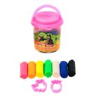 Набор теста для лепки "Маша и Медведь": 7 цветов, 155 г + 2 формочки, МИКС - Фото 4