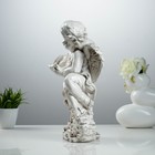 Фигура "Ангел с листком" состаренный 18х20х40см - Фото 2