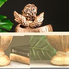 Фигурное кашпо "Ангел в вазе" бронза 1,2 л / 20х36х20см - Фото 4