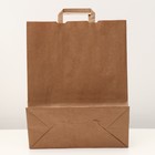 Пакет крафт, плоская ручка 36 х 15 х 45 см - Фото 2