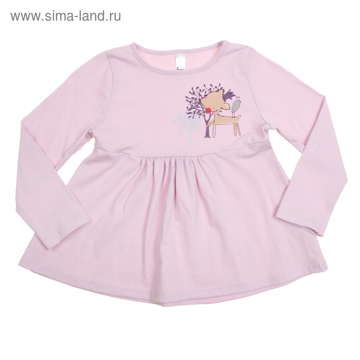 Блузка для девочки "Принт", рост 98-104 см, цвет розовый 222В-121 - Фото 1