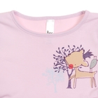 Блузка для девочки "Принт", рост 98-104 см, цвет розовый 222В-121 - Фото 2