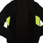 Костюм мужской (куртка+брюки) Р629014 черный, рост 170 см, р-р 54 (108) - Фото 5