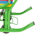 Санки «Кирюша-7ШВК+» с толкателем, с дополнительной базой колёс, цвет зелёный - Фото 2
