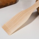 Лопатка деревянная 245х45х4 мм "Берёза ЛЮКС" большая в евро-слоте - Фото 2