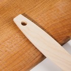 Лопатка кухонная «Берёза ЛЮКС», дерево, 24.5×4.5×0.4 см - Фото 3