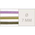 Поводок Ferplast Derby, 110 х 0,7 см, эко-кожа/нейлон. шнур, фиолетовый - Фото 3