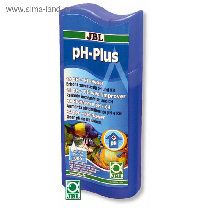 Препарат для повышения значения рН,JBL pH-Plus, 250 мл. - Фото 1