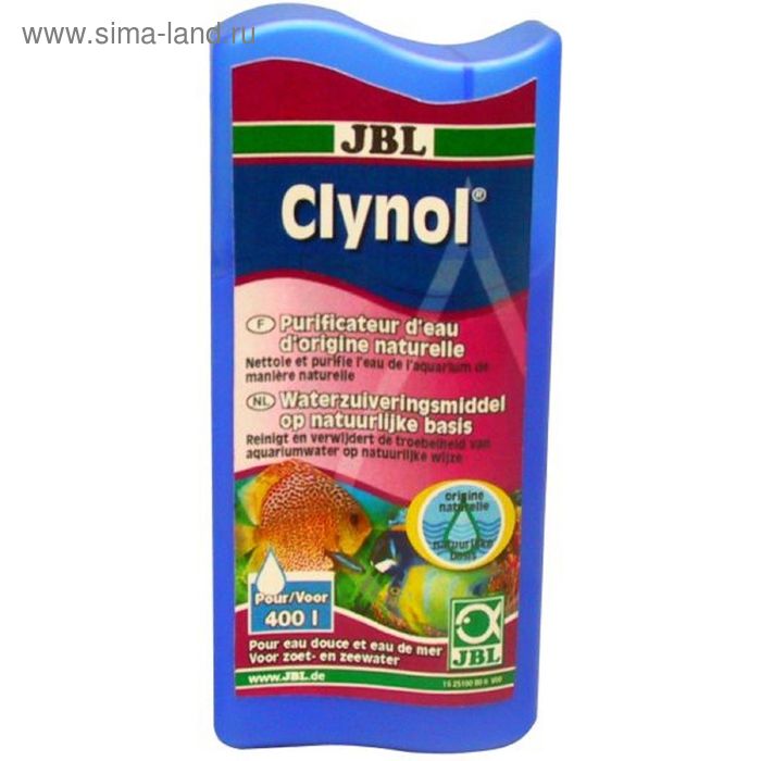 Препарат для очистки воды на натуральной основе,JBL Clynol, 500 мл. - Фото 1