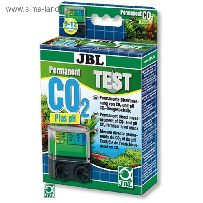 Тестовый набор для непрерывного тестирования значений СО2 и рН в аквариуме JBL CO2/pH Permanent Test - Фото 1