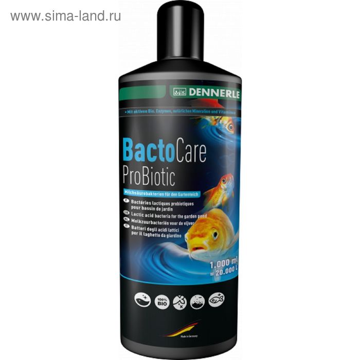 Препарат с молочнокислыми бактериями для чистой воды в садовом пруду,Dennerle Bacto Care Probiotic, - Фото 1