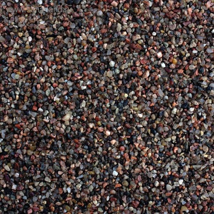 Грунт натуральный UDeco River Brown "Коричневый песок" для аквариумов, 0,6-2,5 мм, 2 л - Фото 1