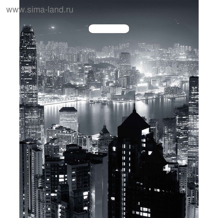 Пакет "Шанхай", полиэтиленовый с вырубной ручкой, 47,5х39 см, 60 мкм - Фото 1