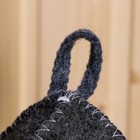 Шапка для бани с вышивкой из серого войлока " Директор Бани " - Фото 6