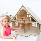 Кукольный домик с мансардой и балконом - Фото 1