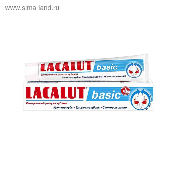 Зубная паста Lacalut Basic, 75 мл - Фото 1