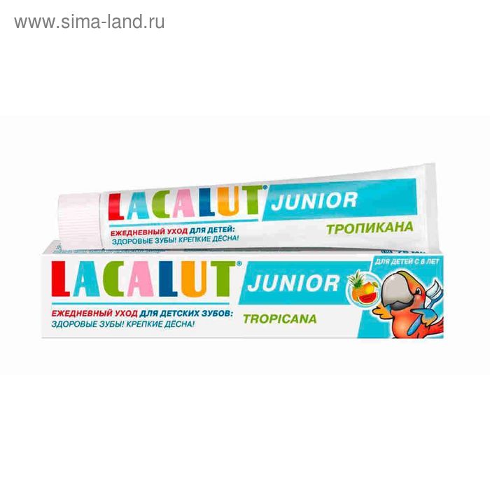 Зубная паста Lacalut Junior "Тропикана" 8+, 75 мл - Фото 1