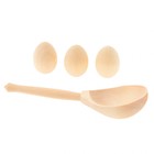 Роспись по дереву "Большая ложка и яйца" - Фото 2