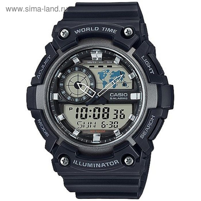 Часы наручные мужские CASIO AEQ-200W-1A - Фото 1