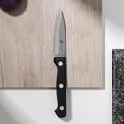 Нож кухонный для овощей Apollo Saphire, лезвие 8 см, цвет чёрный - Фото 1