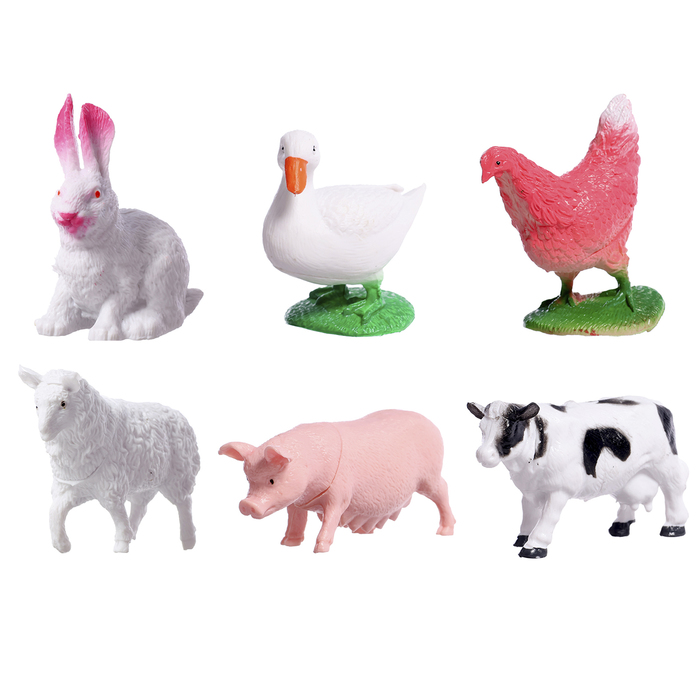 Набор животных «Моя ферма», 6 фигурок - Фото 1