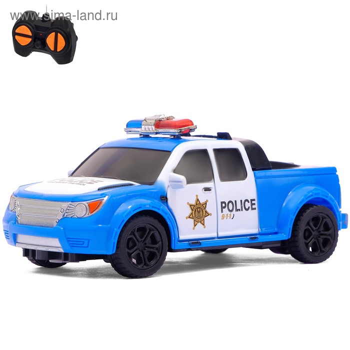 Машина радиоуправляемая «Полицейский патруль», 1:32, работает от батареек, МИКС - Фото 1
