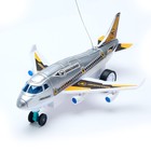 Самолет радиоуправляемый «Лайнер», световые эффекты, работает от батареек, МИКС - Фото 4