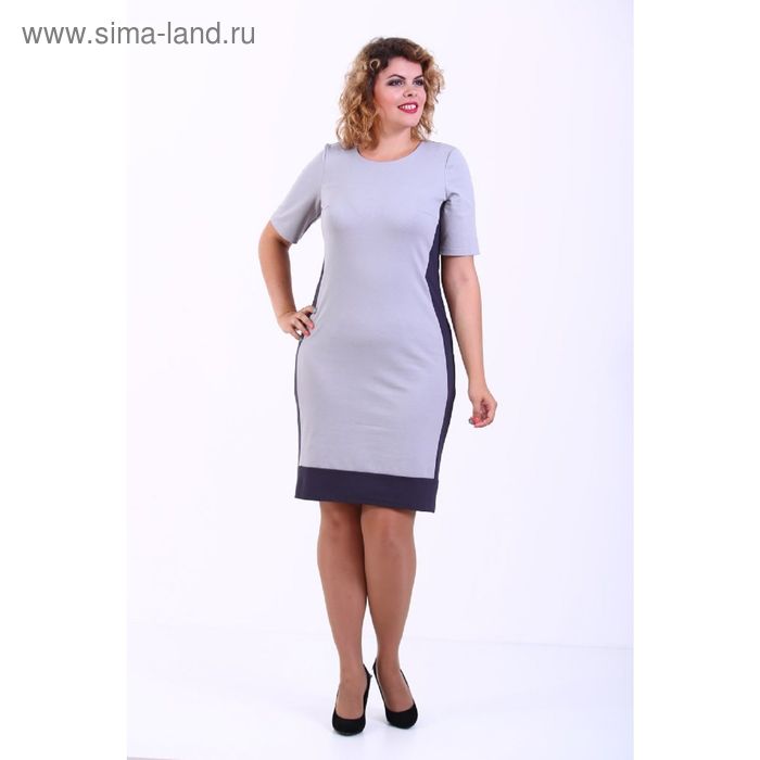 Платье женское, размер 48, цвет серый 359Д708 - Фото 1