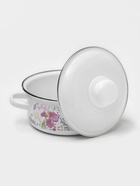 Кастрюля эмалированная «Мозаика» 1.5 л, d=15 см, индукция, белая - Фото 2