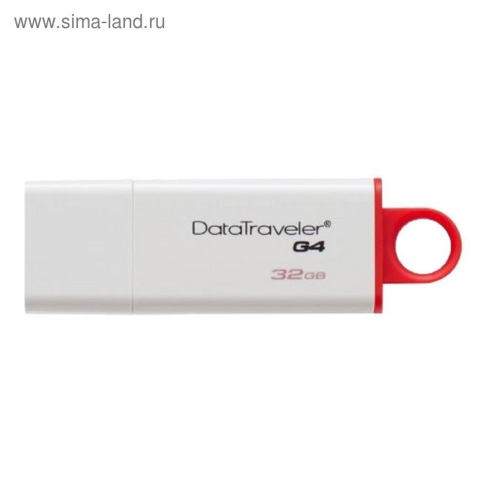 Флешка USB3.0 Kingston DataTraveler G4 DTIG4 , 32 Гб, белый - Фото 1