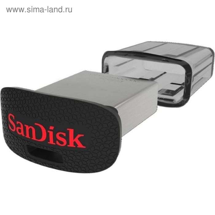 Флешка USB3.0 Sandisk Ultra Fit SDCZ43-128G-GAM46, 128 Гб, черная - Фото 1