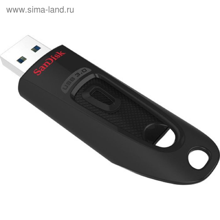 Флешка USB3.0 Sandisk Ultra SDCZ48-128G-U46, 128 Гб, черная - Фото 1