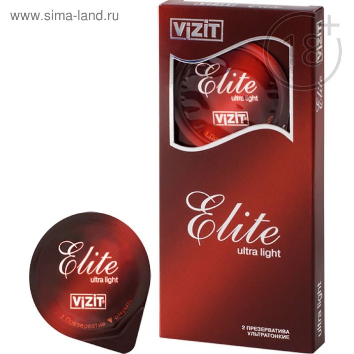 Презервативы Vizit ELITE Ultra light, ультратонкие - Фото 1