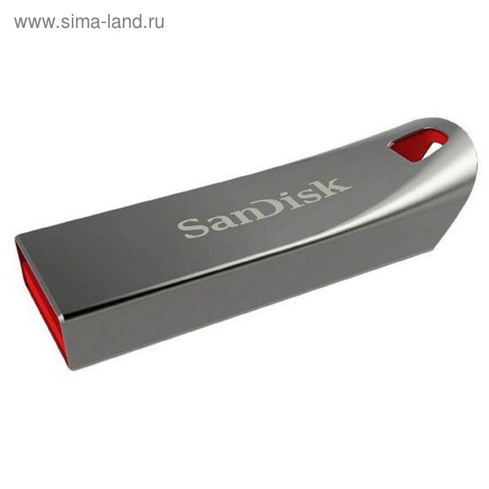 Флешка USB2.0 Sandisk Cruzer Force SDCZ71-064G-B35, 64 Гб, серебристая - Фото 1