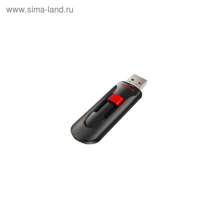 Флешка USB3.0 Sandisk Cruzer Glide SDCZ600-064G-G35, 64 гб, черняа - Фото 1