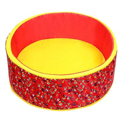 Сухой бассейн «Весёлая поляна», цвет красный