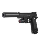 Пистолет страйкбольный "Galaxy" Colt 11PD, с глушителем, с лазерным прицелом, кал. 6 мм - Фото 4