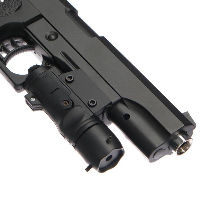 Пистолет страйкбольный "Galaxy" Colt 11PD, с глушителем, с лазерным прицелом, кал. 6 мм - фото 1905382256