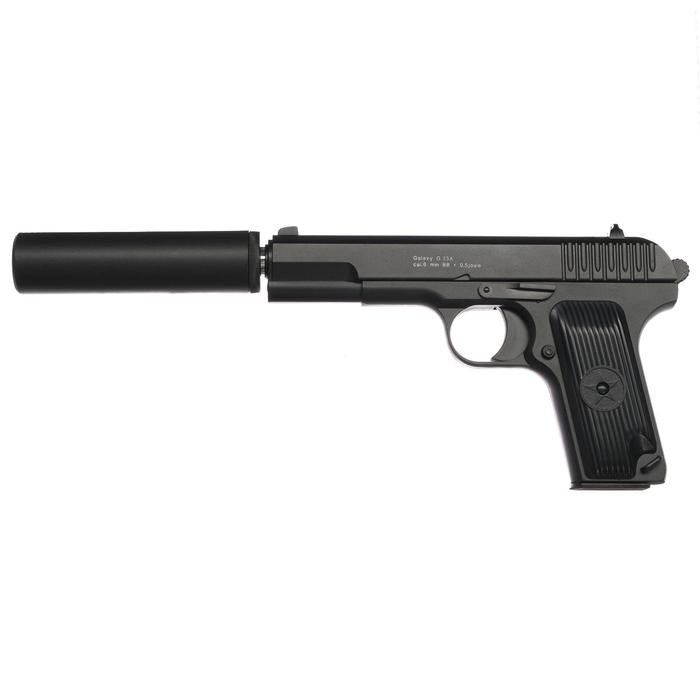 Пистолет страйкбольный "Galaxy" TT, с глушителем, кал. 6 мм - фото 1905382306