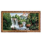 Гобеленовая картина "Лесные водопады" 45*85 см - Фото 2