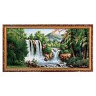 Гобеленовая картина "Лесные водопады" 57*107 см - Фото 2