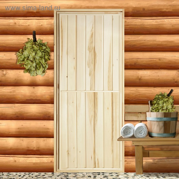 Дверь для бани "Эконом", 190×80см - Фото 1