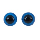 Глазки для кукол, винтовые с заглушками, полупрозрачные, набор 4 шт, цвет голубой, размер 1 шт: 2×2 см - фото 8503624